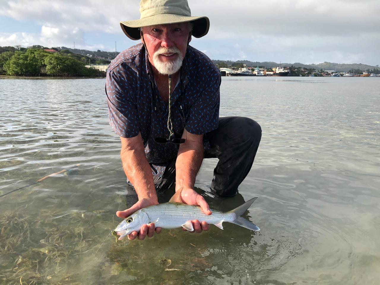 Clear Roatan flats water